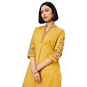 Max Cotton Blend Women Kurta Regular