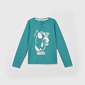 Max Girls Cotton Regular Fit Graphic Printed