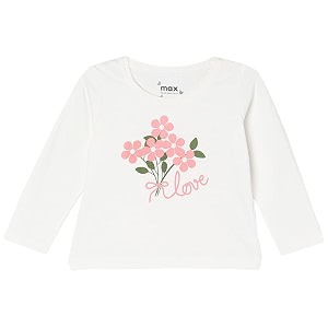 max girls floral printed long sleeve t-shirt