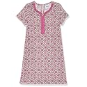 Max Girls Cotton Regular Fit Regular Floral Printed Notched Neck A-Line Kurta