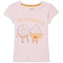 Max Girls Printed Cap Sleeves T-Shirt