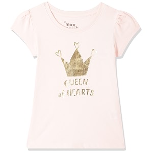 Max Girls Cotton Printed Round Neck Regular