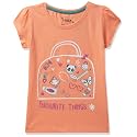 Max Girls Printed Round Neck T-Shirt