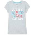 Max Girls Regular Fit Printed Round Neck T-Shirt
