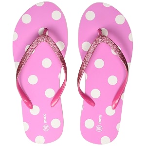 Max Girls Printed Slippers