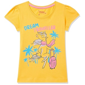Max Girls Printed T-Shirt