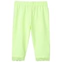 Max Girls High Rise Solid Lace-Trimmed 3/4Th Regular Fit Leggings