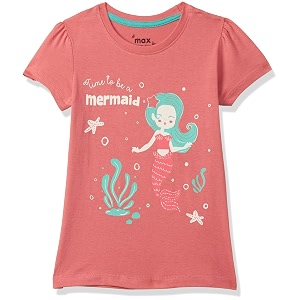 Max Girls Regular Fit Tshirt
