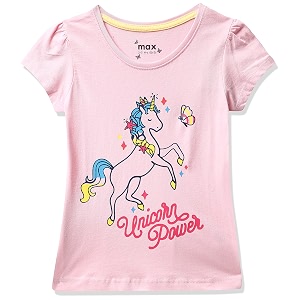 Max Girls Regular Fit T-shirt