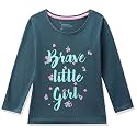 Max Girls Typographic Print Round Neck T-Shirt