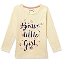 Max Girls Typographic Print Round Neck T-Shirt