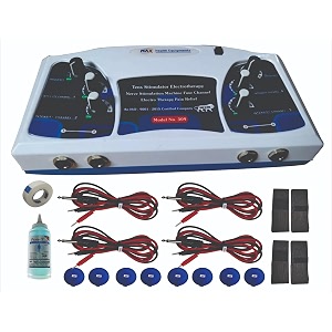 max health equipments tens stimulator electrotherapy nerve stimulation machine 4 channel electro therapy pain relife transcutaneous massager