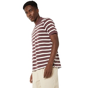 Max Mens Half Sleeves Regular Fit Striped