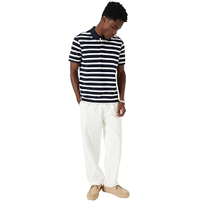 Max Mens Half Sleeves Regular Fit Striped