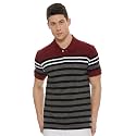 Max Men39s Men Striped Polo T-Shirt
