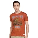 Max Men39s Printed Crew Neck Casual T-Shirt