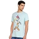 Max Men39s Printed Slim Fit Crew Neck