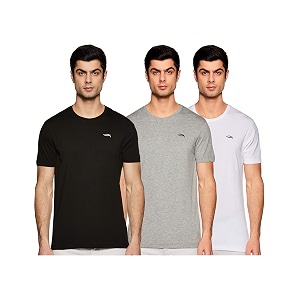 Max Mens Solid Slim Fit T-Shirt