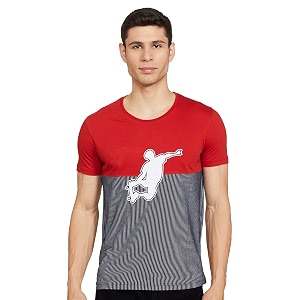 Max Mens Solid Slim Fit Tshirt