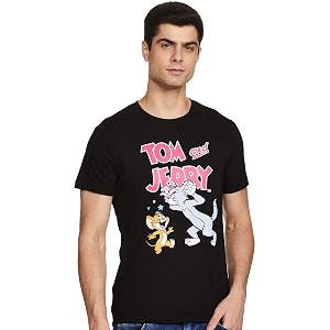 Max Mens Solid Slim Fit Tshirt