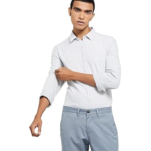 Max Mens Solid Smart Casual Regular Fit