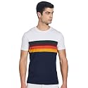 Max Men39s Striped Slim Fit Crew Neck