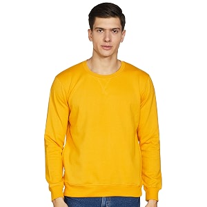 Max Men Cotton Blend Solid Crew Neck