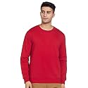Max Men Cotton Blend Solid Crew Neck