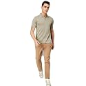 Max Men Ribbed Knit Polo T-Shirt