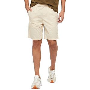 max men slim fit solid elasticated slim fit comfort short