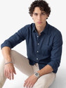 MAX Men Solid Casual Blue Shirt