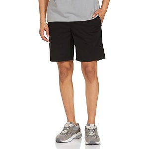 max men slim fit solid elasticated slim fit comfort short