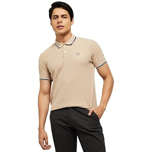 Max Men Solid Polo T-Shirt