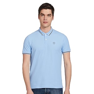 Max Men Solid Slim Fit Polo T-Shirt