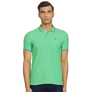 Max Men Solid Slim Fit Polo T-Shirt