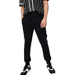 Max Men Solid Sports Joggers