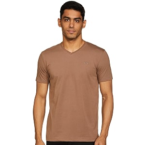 Max Men Solid V-Neck Regular Fit Lounge