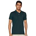 Max Men Cotton Textured Slim Fit Polo
