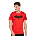 MAX Batmat Print Crew Neck T-shirtECTPA20001KT_RED__XL