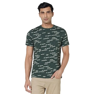 Max Men Typographic Printed Crew Neck Ultra