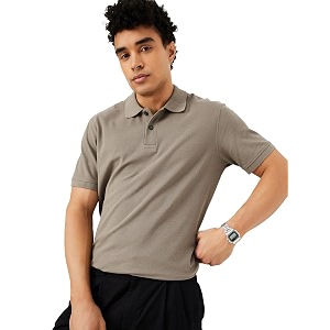 Max Mens Cotton Blend Regular Fit Half