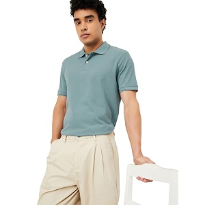 Max Mens Cotton Blend Regular Fit Half