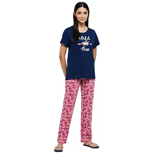 Max Pajama Set Women Cotton Night Suit