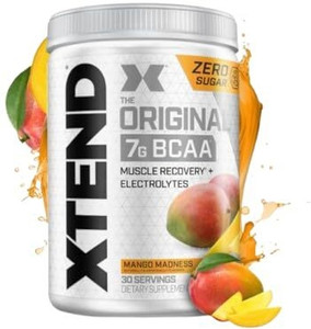 max performance original bcaa muscle recovery with electrolytes 7g bcaas 25g l-gluta 30 serving bcaa 420 g mango