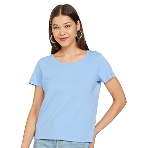 Max Plus Size Womens Solid Cotton Regular