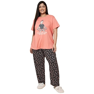 Max Plus Size Women Cotton Printed T-Shirt