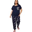 Max Plus Size Women Floral Printed PJ