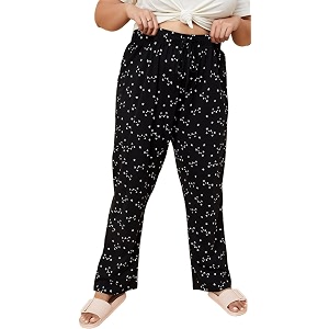 Max Plus Size Women Printed Elasticated Pyjamas