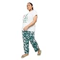 Max Plus Size Women Printed PJ Set