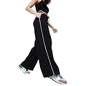 Max Plus Size Women Side Striped Wide-Leg
